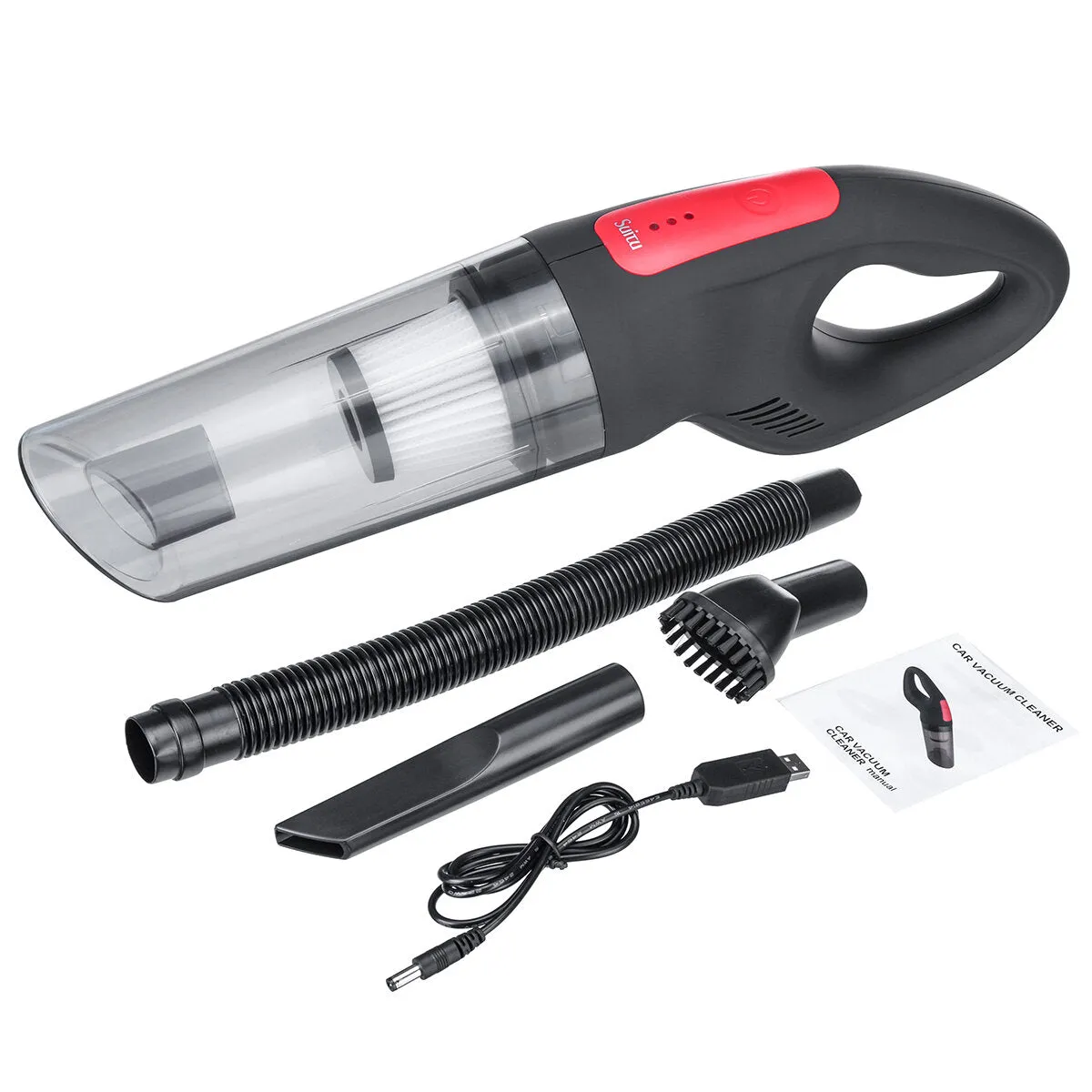 120W Portable Handheld Wireless / Wired Car Vacuum Cleaner Wet/Dry Home Office