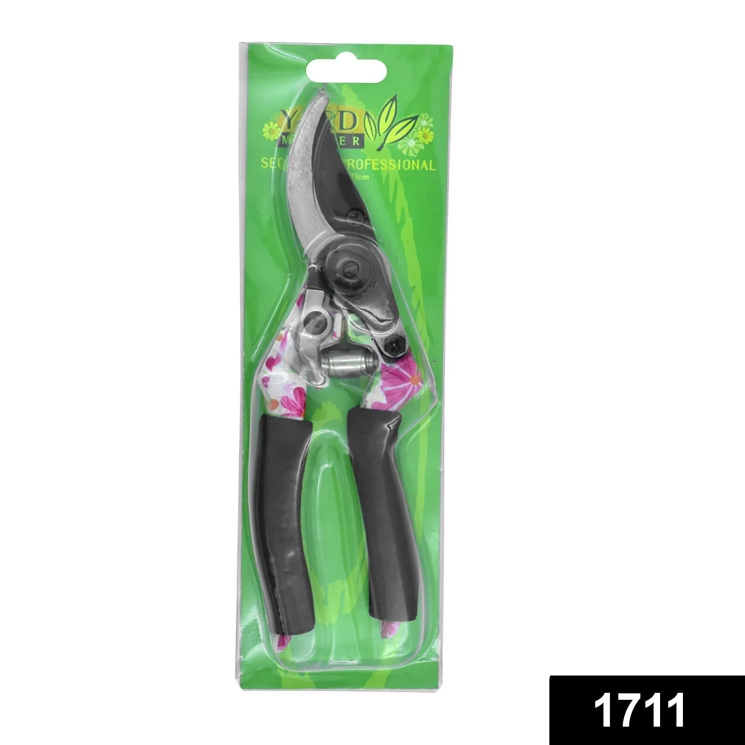 1711 Garden Sharp Cutter Pruners Scissor with grip-handle