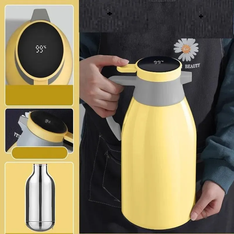 2L Elegant Touchscreen Thermal Beverage Dispenser - Premium Hot Drink Server