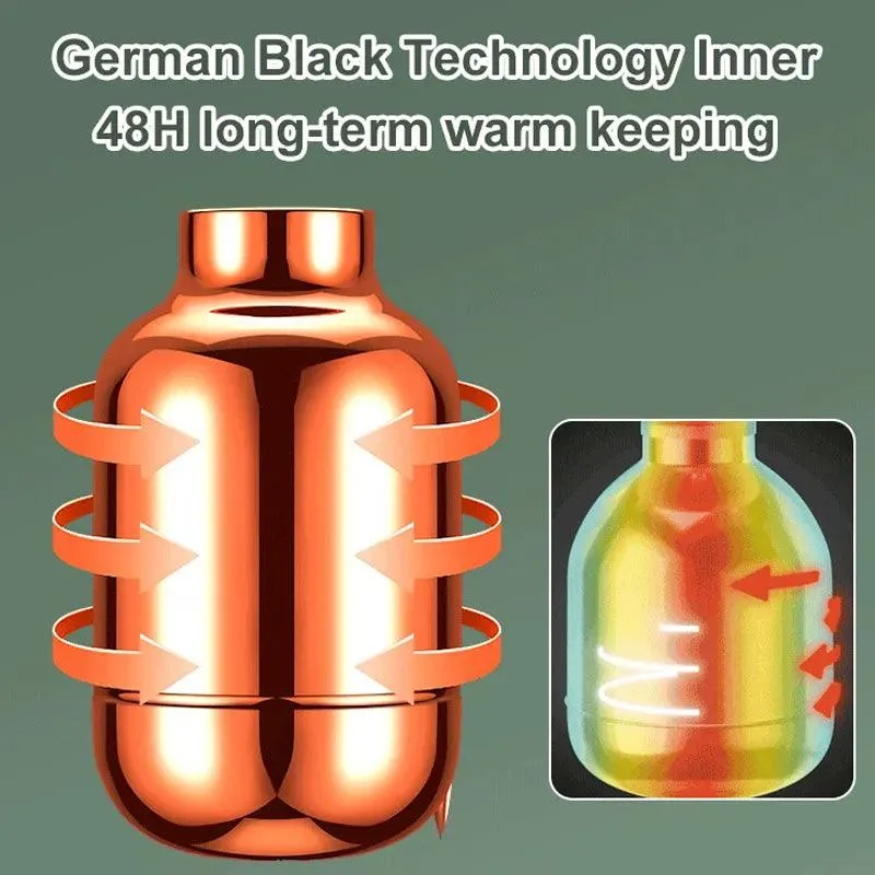 2L Elegant Touchscreen Thermal Beverage Dispenser - Premium Hot Drink Server