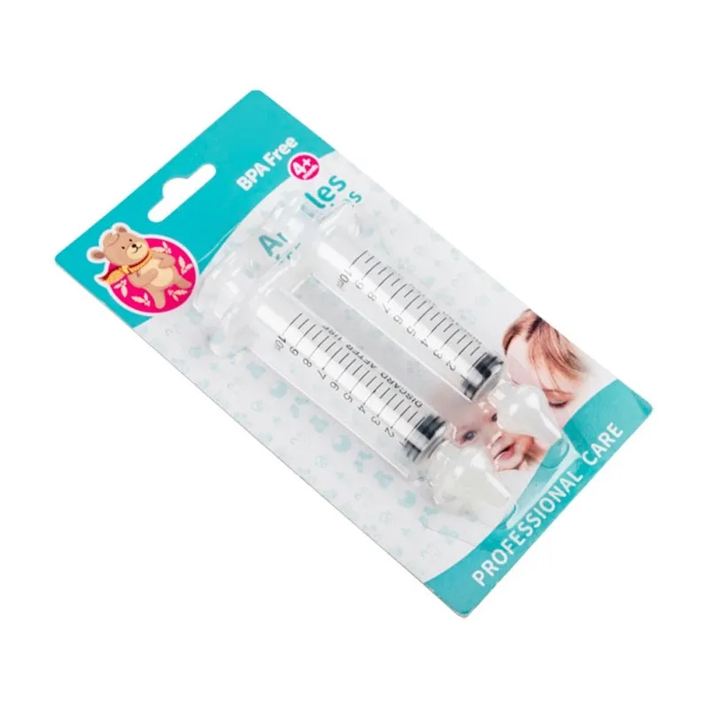 2Pcs 10ML Baby Care Nasal Aspirator Cleaner