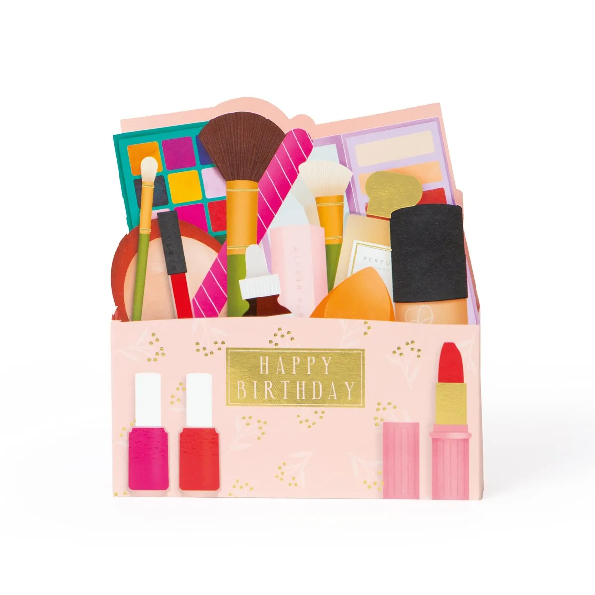 3D birthday Beauty Box card