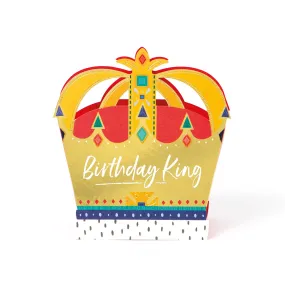 3D birthday King card