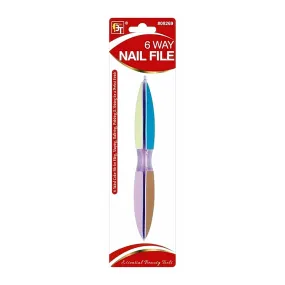 6 WAY NAIL FILE