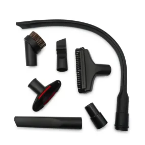 (7-piece set) Universal Vacuum Cleaner Attachments Replacement Nozzle Kit Cleaning Brush - Black