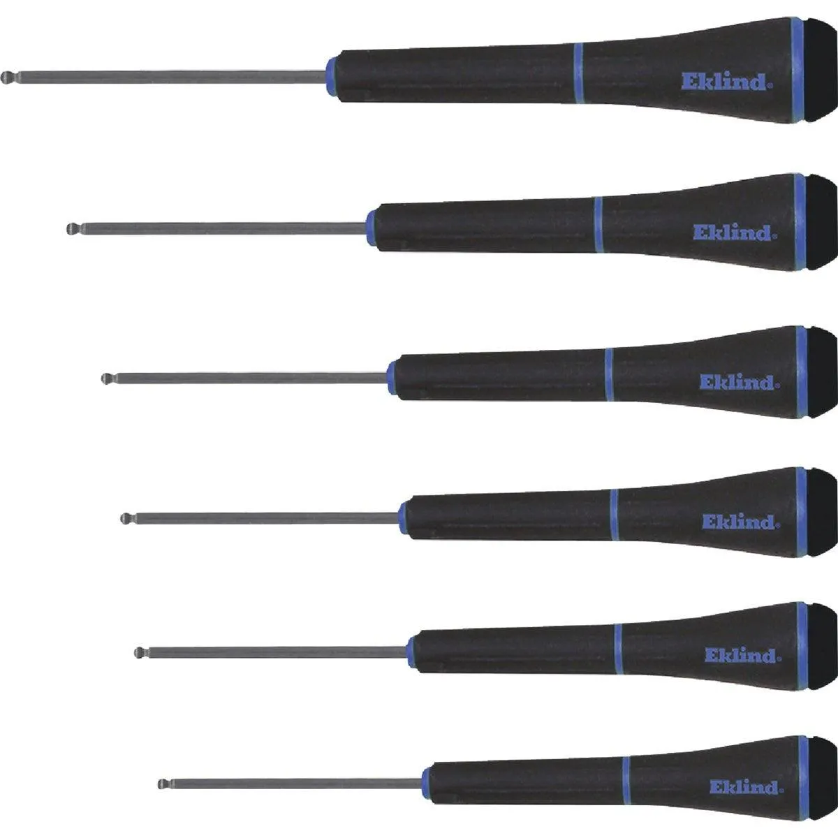 92600 Eklind Precision Ball End Hex Screwdriver Set,Ball-Hex 1.3-4mm