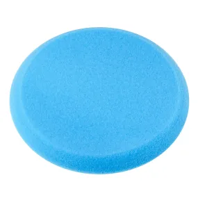 9" Blue Foam Buffing Pad Hook and Loop - Medium Cut