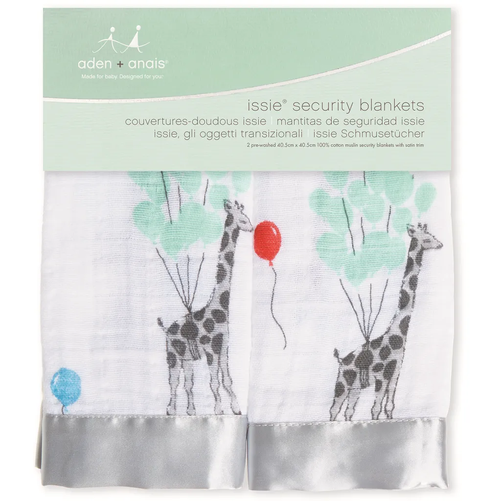 Aden and Anais - Security Blankets Comforter - Issie Dream Ride (set of 2)