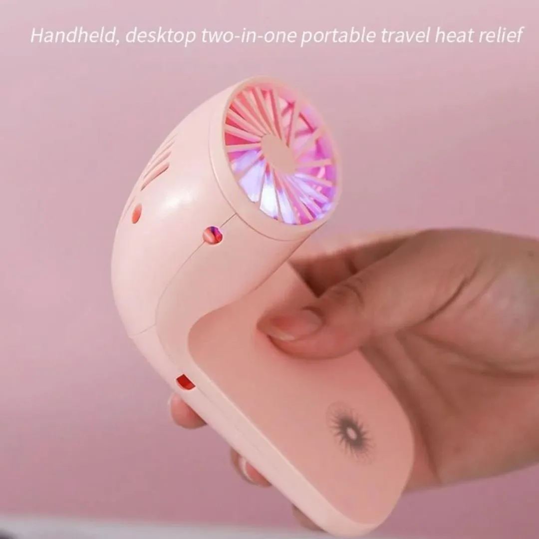 Adorable Portable Phone Holder with Fan | Quirky Gifts for Her