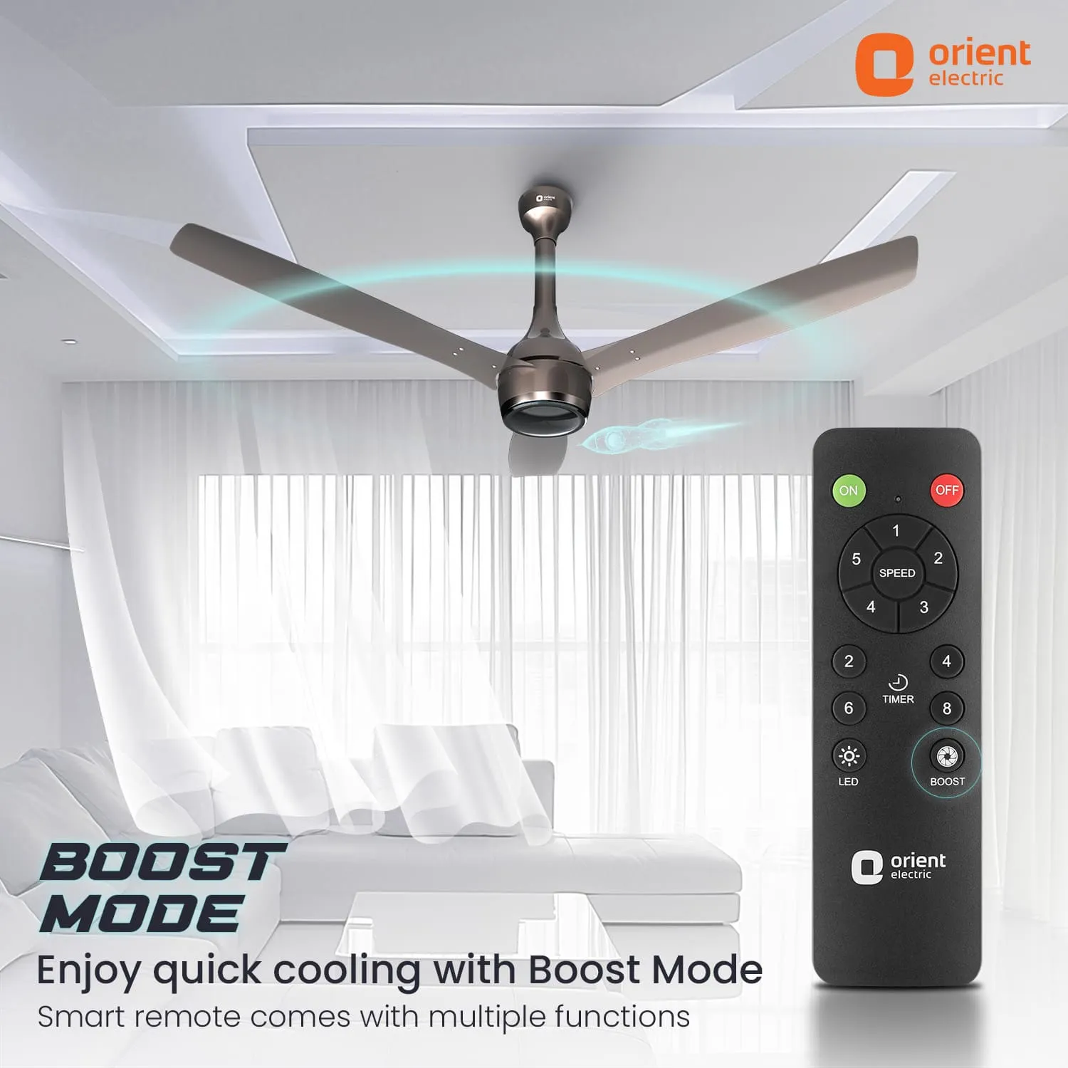 Aeon BLDC PRO Antidust Ceiling Fan with Remote | 5-Year Warranty |