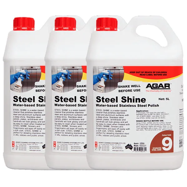 Agar Steel Shine Water Based Polish