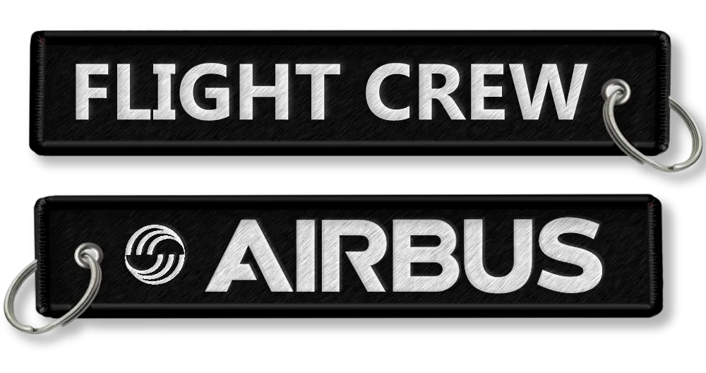 AIRBUS-Flight Crew-BagTag-BLACK