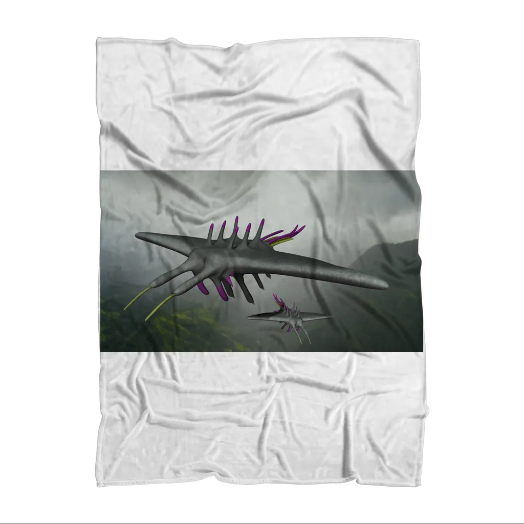 Alpha Creature Sublimation Throw Blanket