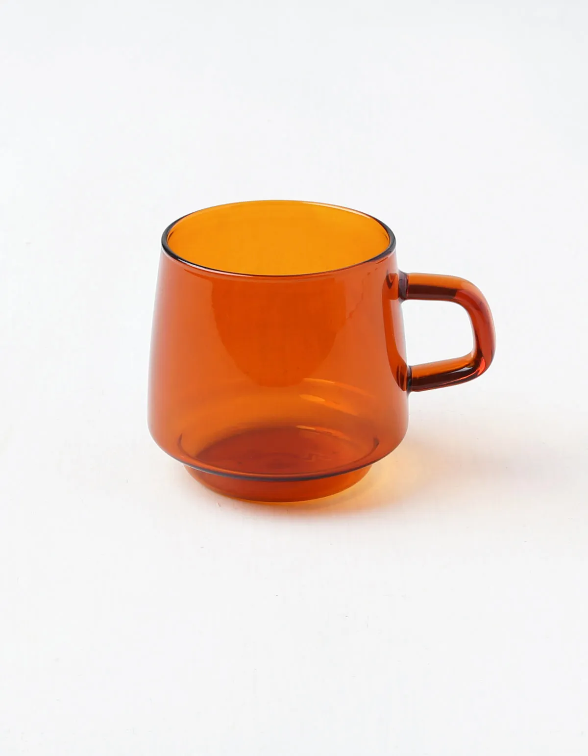 Amber Glass Mug