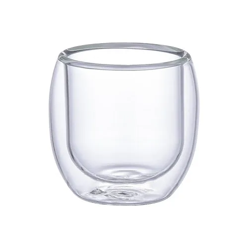 Aramoro Borosilicate Glass Double Wall Cup 50Ml 2Pcs/Set