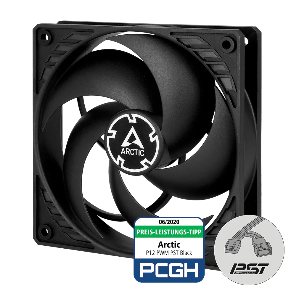 ARCTIC P12 PWM PST Pressure-Otimised 120mm Case Fan