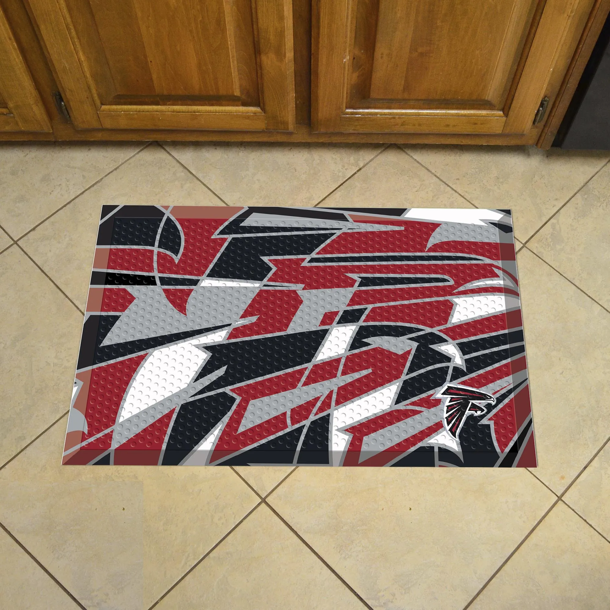 Atlanta Falcons Rubber Scraper Door Mat XFIT Design