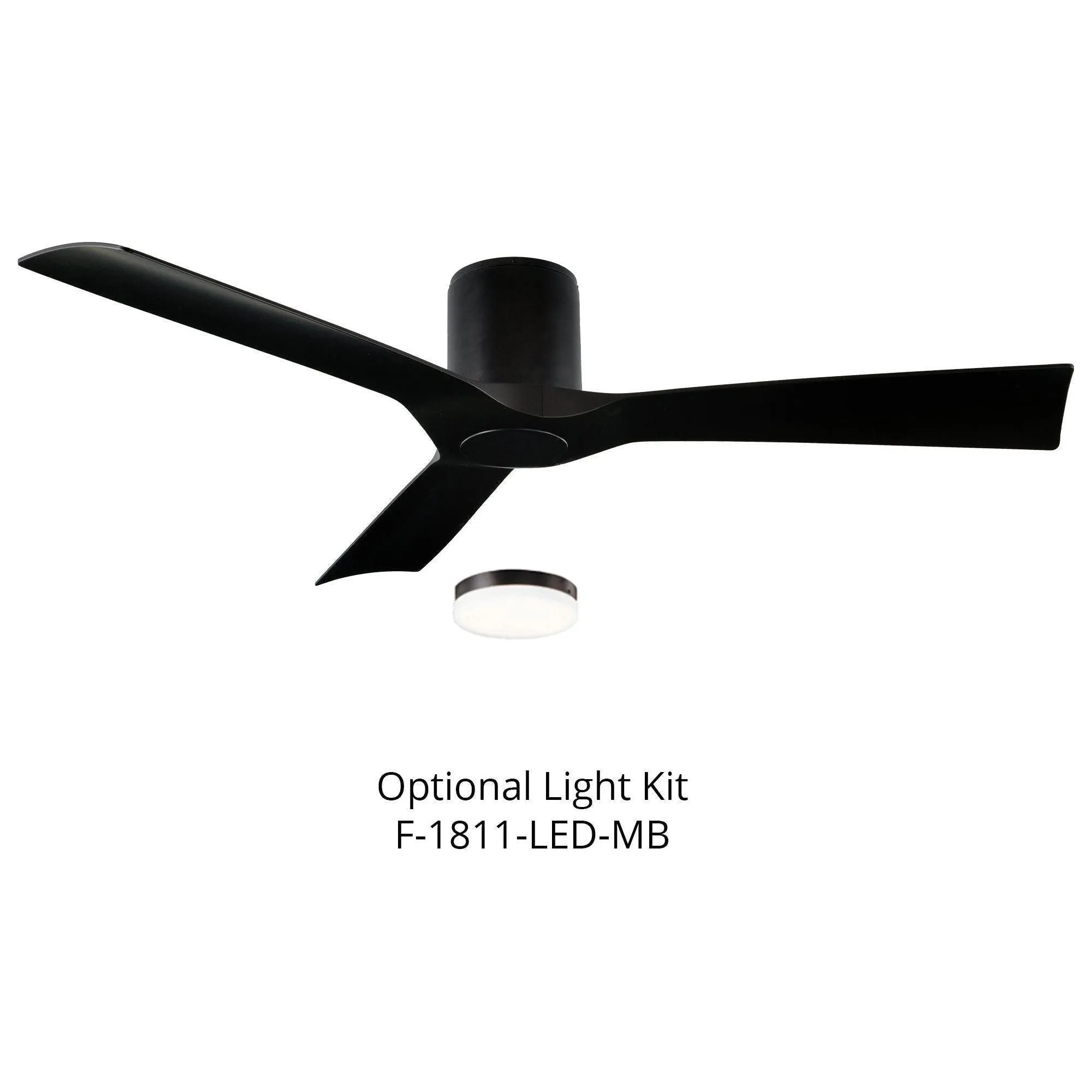 Aviator Indoor/Outdoor 3-Blade 54" Smart Flush Mount Ceiling Fan with Remote Control