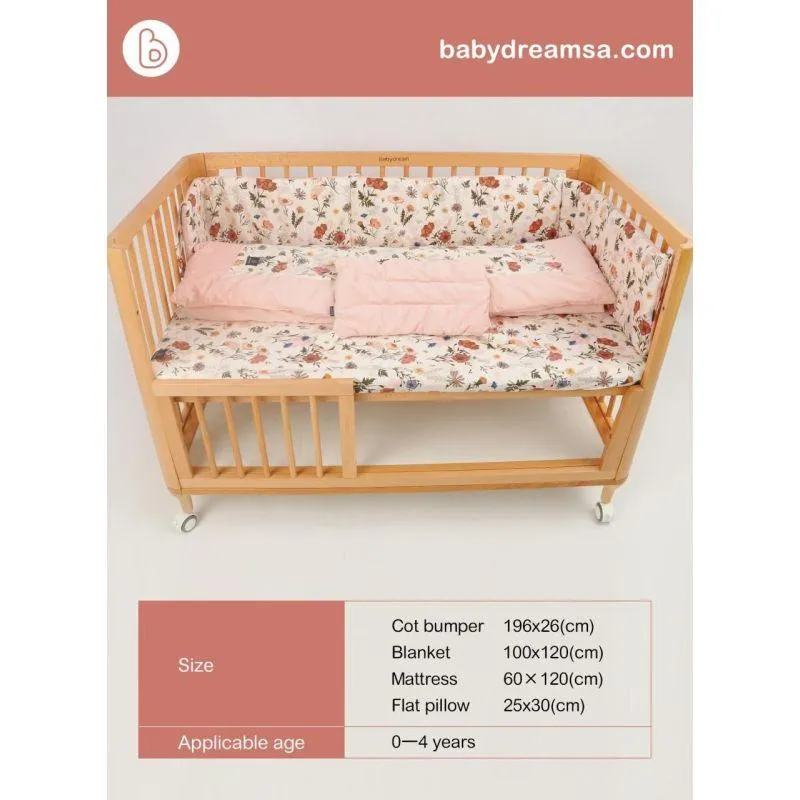 Baby Dream Bed Mattress Set - 4 Pieces