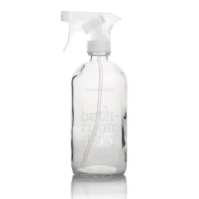 Bathroom Empty Glass Refillable Bottle -16 oz