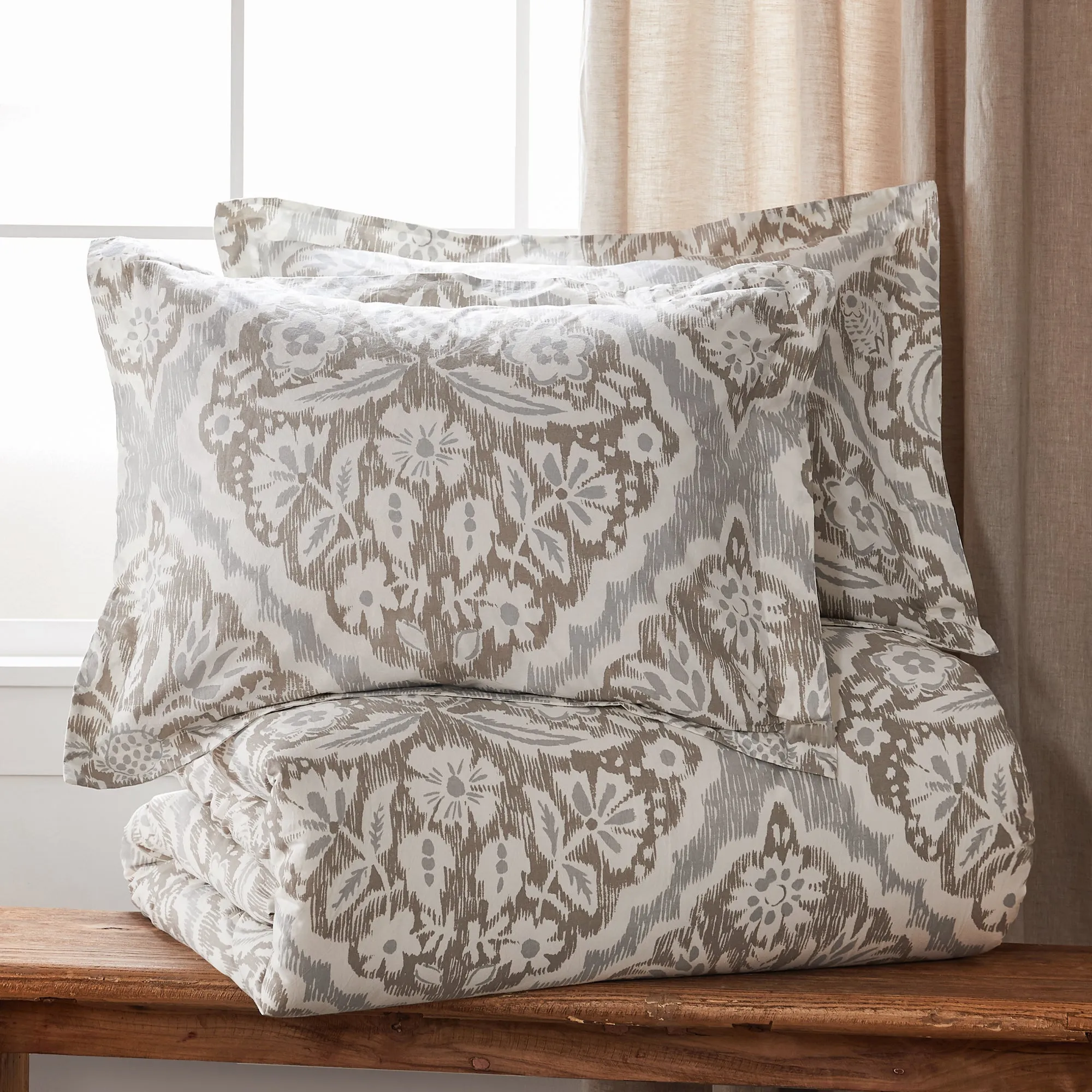 Becker Taupe Comforter Set