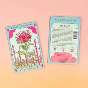 Bee Balm Tarot Garden   Gift Seed Packet