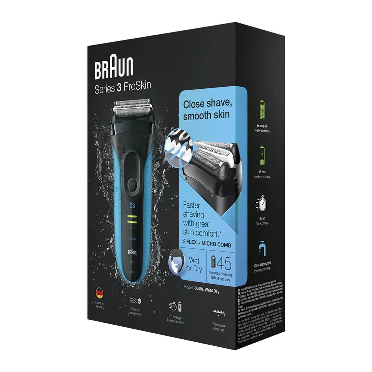 Braun Series 3 ProSkin Electric Shaver 3040s