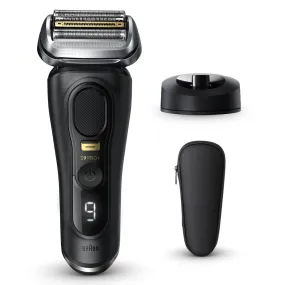 Braun Series 9 Pro  9510s Wet & Dry shaver with charging stand and travel case, atelier black