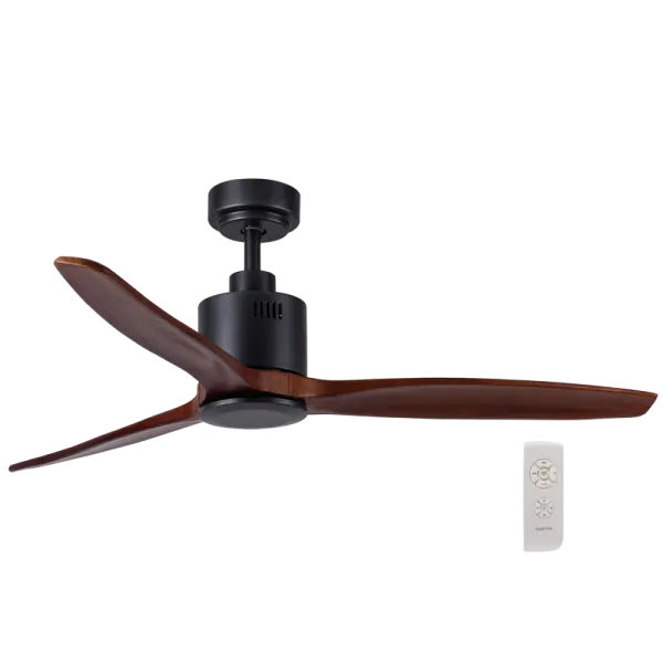 Bright Star Lighting FCF045 BK/WOOD Ceiling Fan