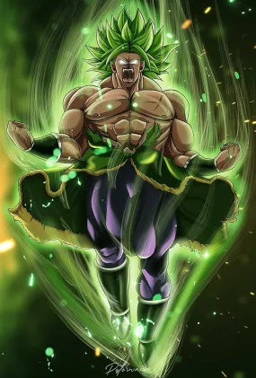 Broly Beast Mode Poster