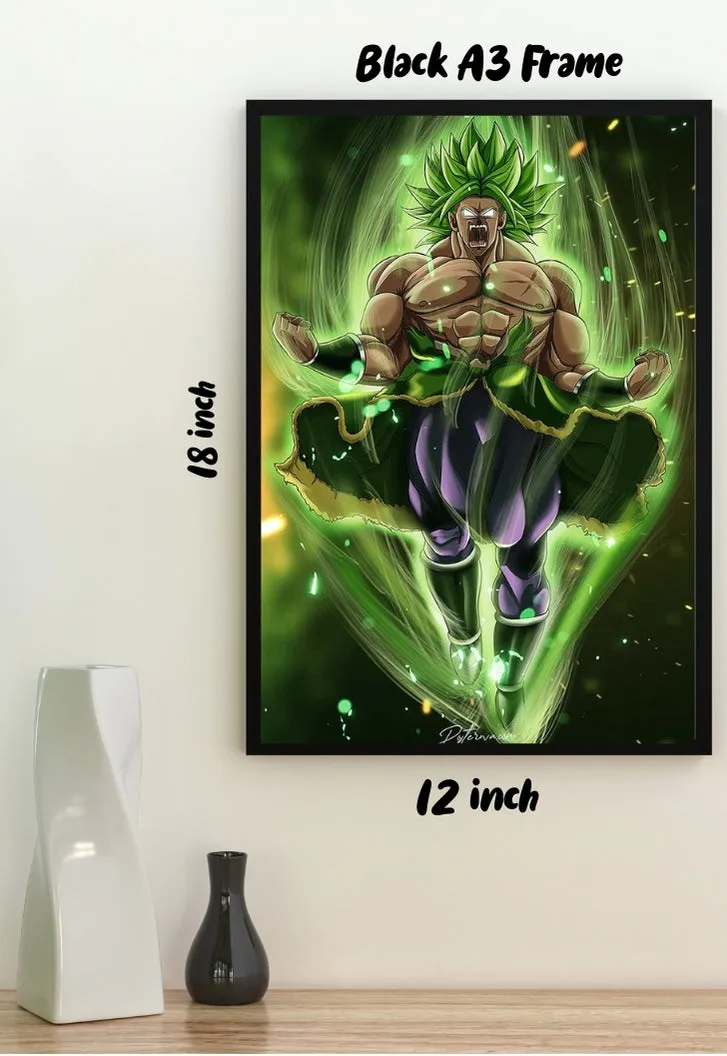 Broly Beast Mode Poster