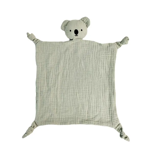 Bubsy Koala Muslin Comforter Sage 30x30cm