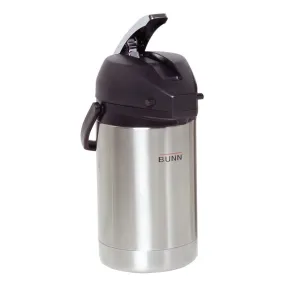 Bunn 2.5L Stainless Steel Lever Action Airpot - 32125.0000