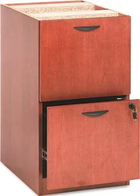 Bw Veneer Series File/File Pedestal File 15-5/8 X 22 X 27-3/4 Bourbon Cherry