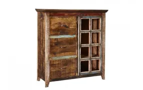 CABANA BOOKCASE FILE CABINET