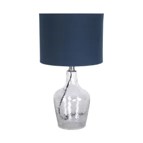 Cadence Blue Glass Table Lamp 47cm