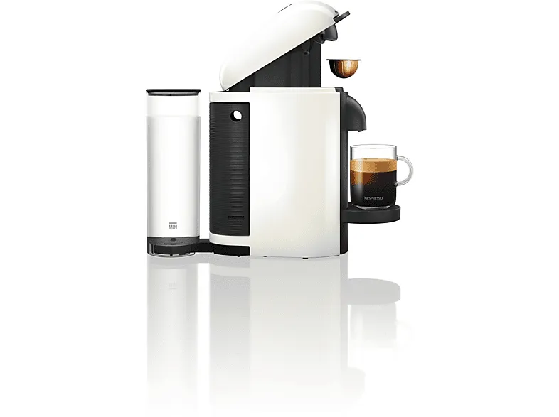 Cafetera de cápsulas - Nespresso® Krups Vertuo Plus XN9031, 1260 W, 1.2 L, 1 taza, Cápsulas monodosis, Apagado automático, Blanco