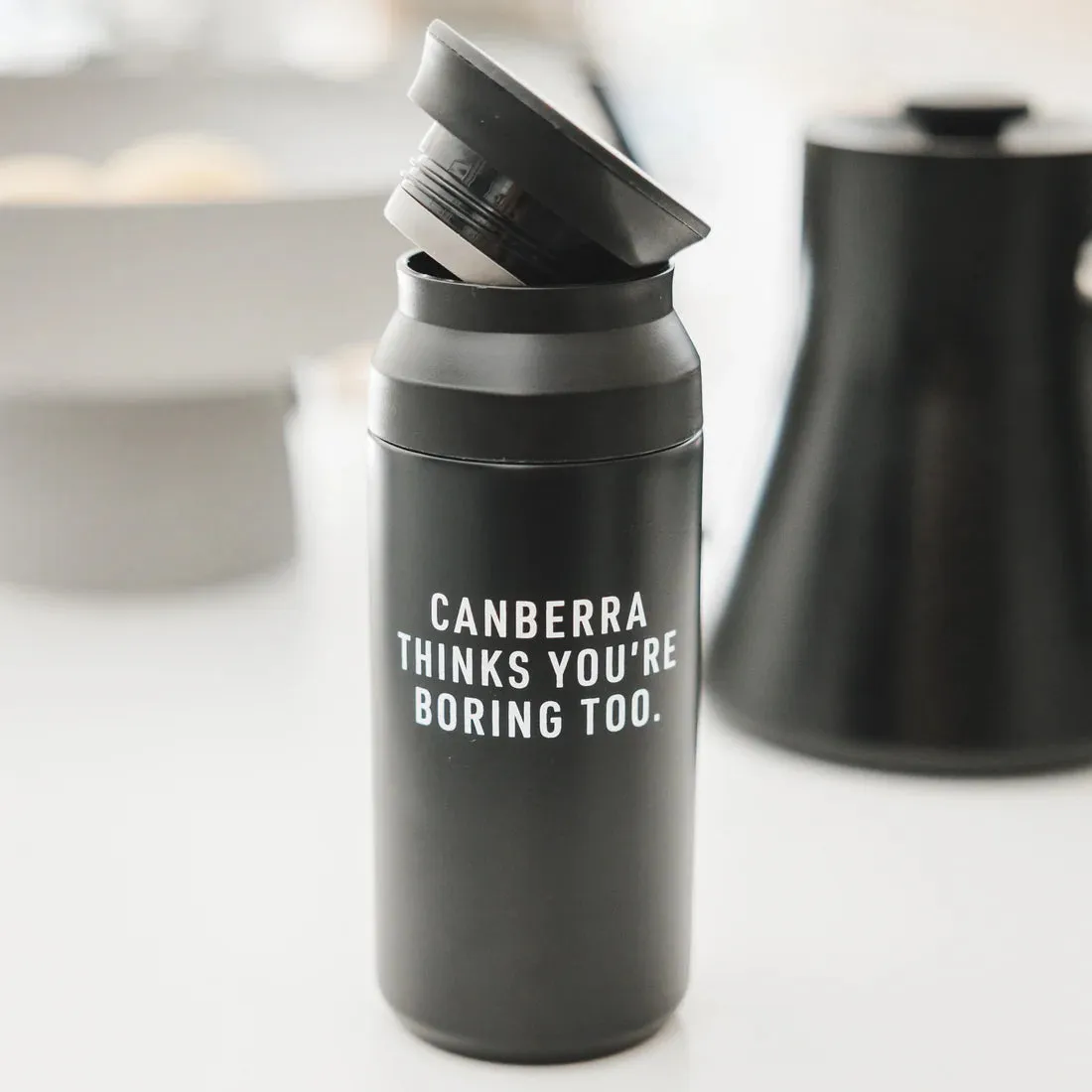 Canberra Thinks You're Boring Too Travel Mug