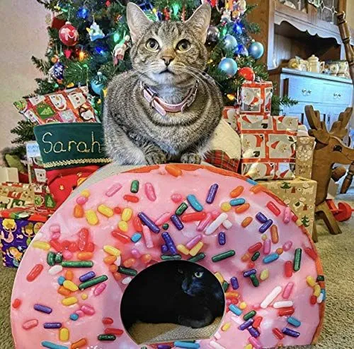 Cat Condo Scratcher Post Cardboard