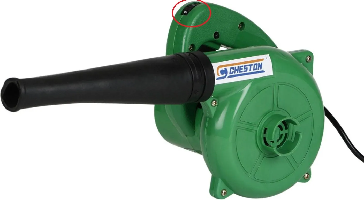 Cheston 550W Electric Air Blower 3.0m3/min for Cleaning Dust from PC, Windows, Home