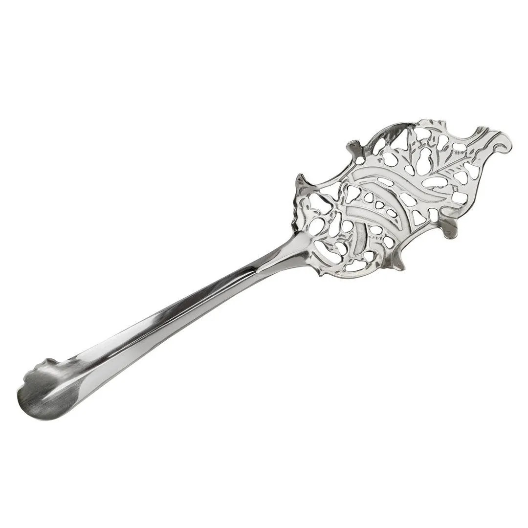 Chrome Plated Absinthe Spoon | Leaf