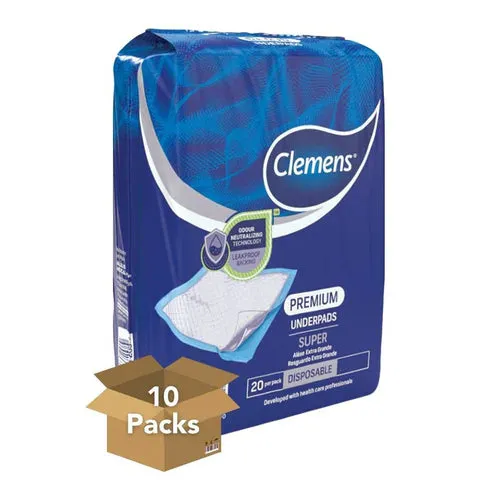 Clemens Disposable Linen Saver - (Bulk order) 200 units