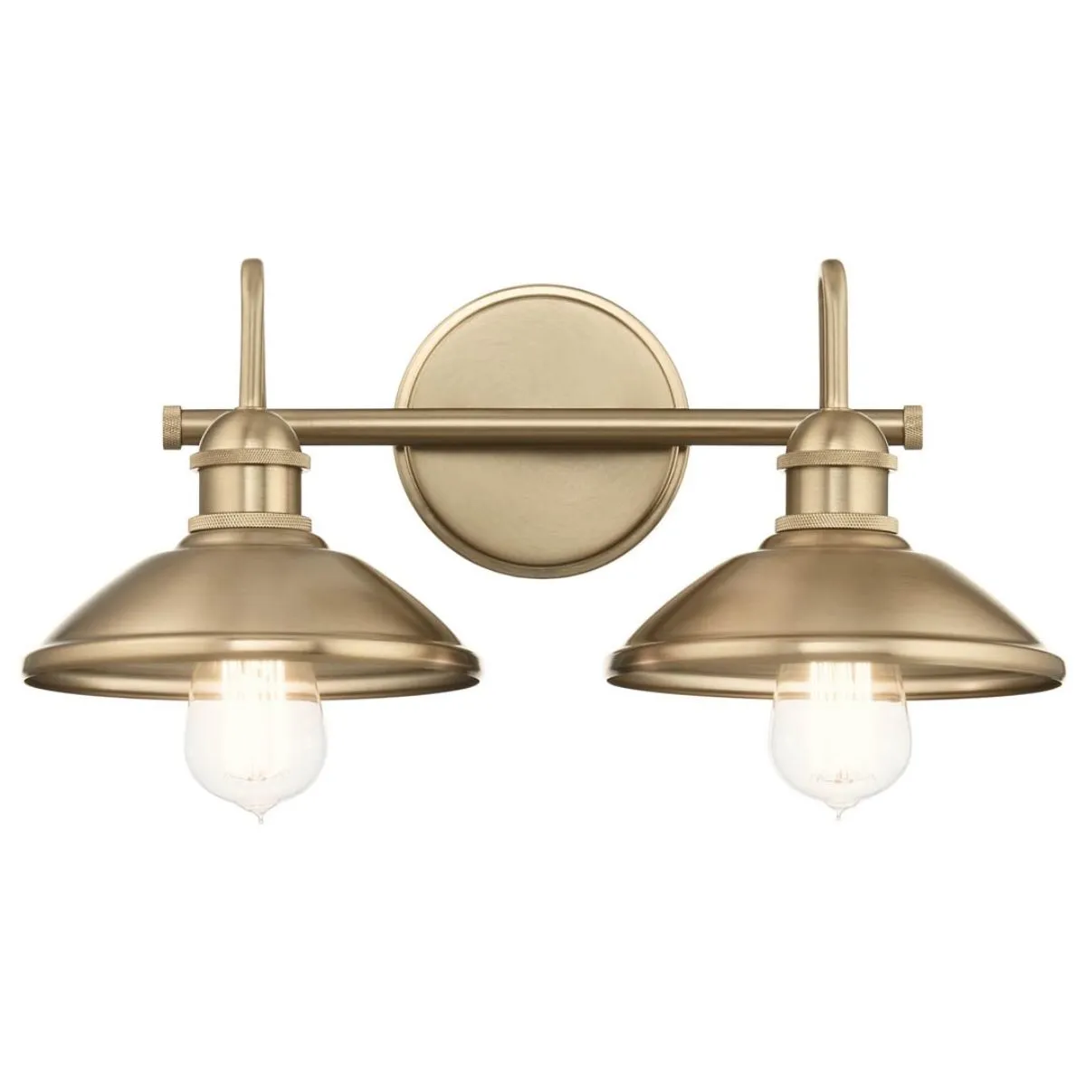 Clyde 17 in. 2 Lights Vanity Light Bronze finish