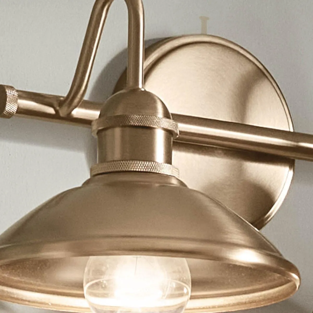 Clyde 17 in. 2 Lights Vanity Light Bronze finish