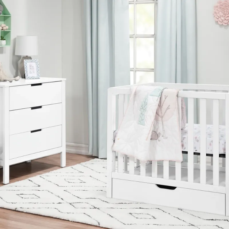 Colby 4-in-1 Convertible Mini Crib with Trundle