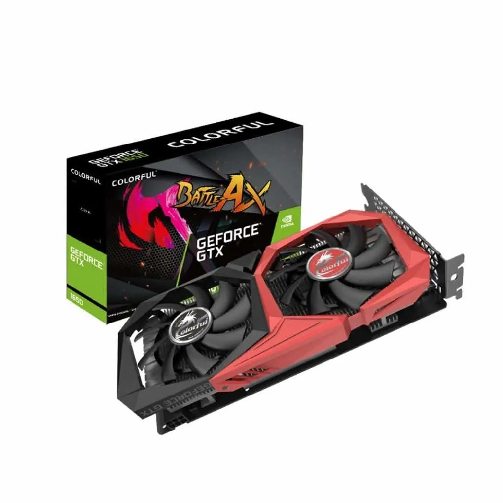 COLORFUL GEFORCE GTX 1650 4GB DUAL DDR6 GRAPHIC CARD