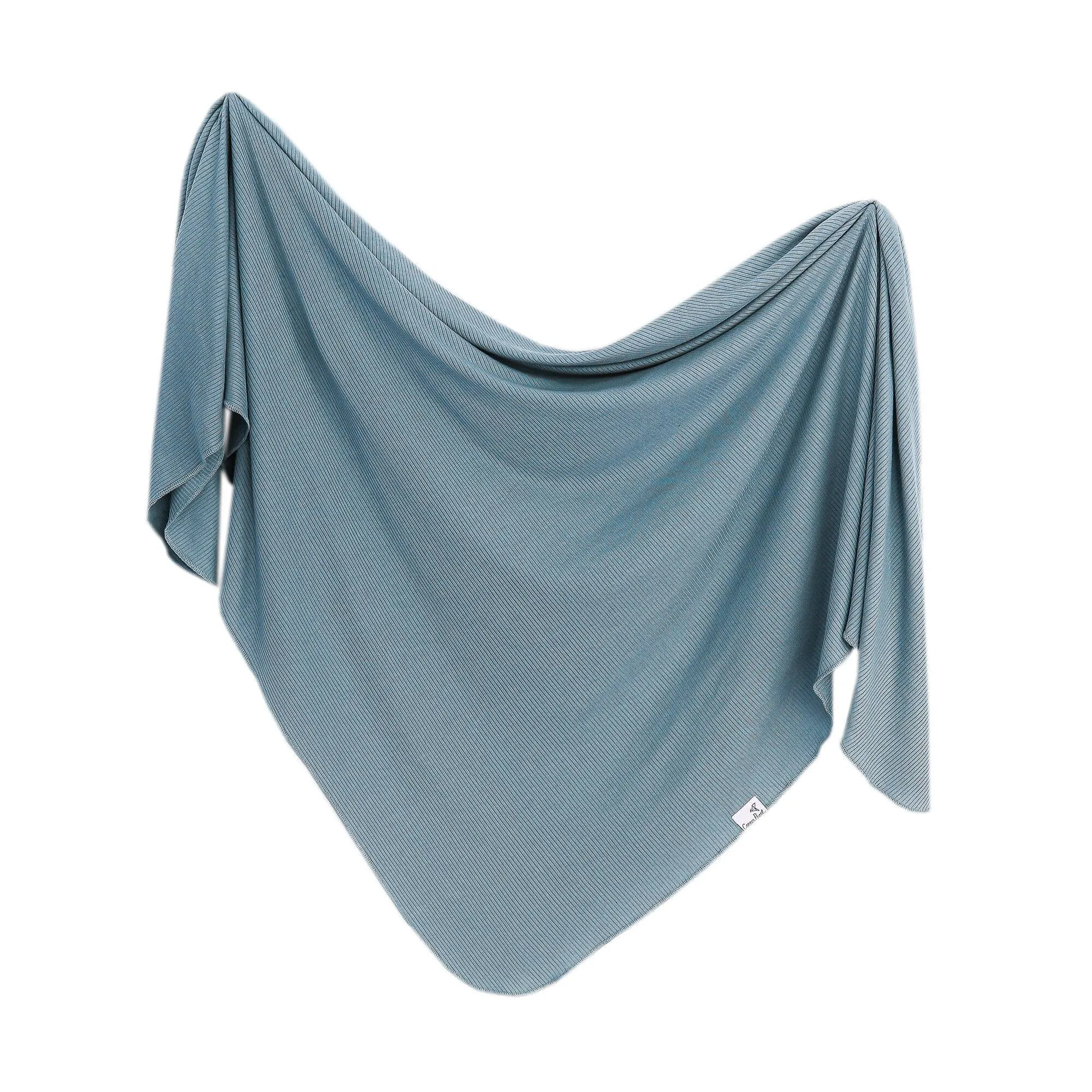 Copper Pearl Atlantic Rib Knit Swaddle Blanket