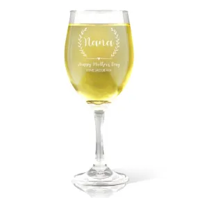 Crest Wine Glass