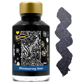 Diamine Fountain Pen Ink Bottle - Shimmer, Shimmering Seas, 50 ml | 9006