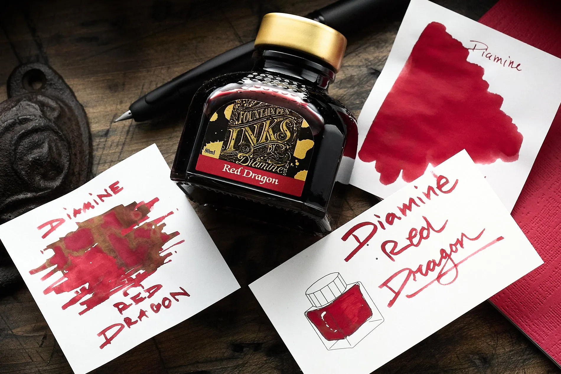 Diamine Red Dragon - 80ml Bottled Ink